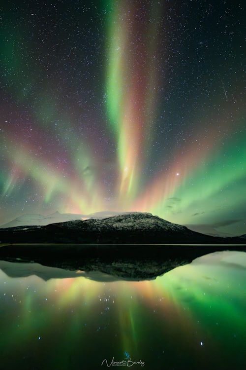 tirage photo aurores boréales tromso norvege