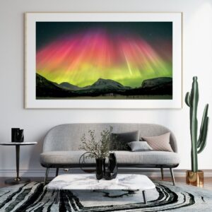 acheter photo aurores boréales tempête solaire norvege tromso